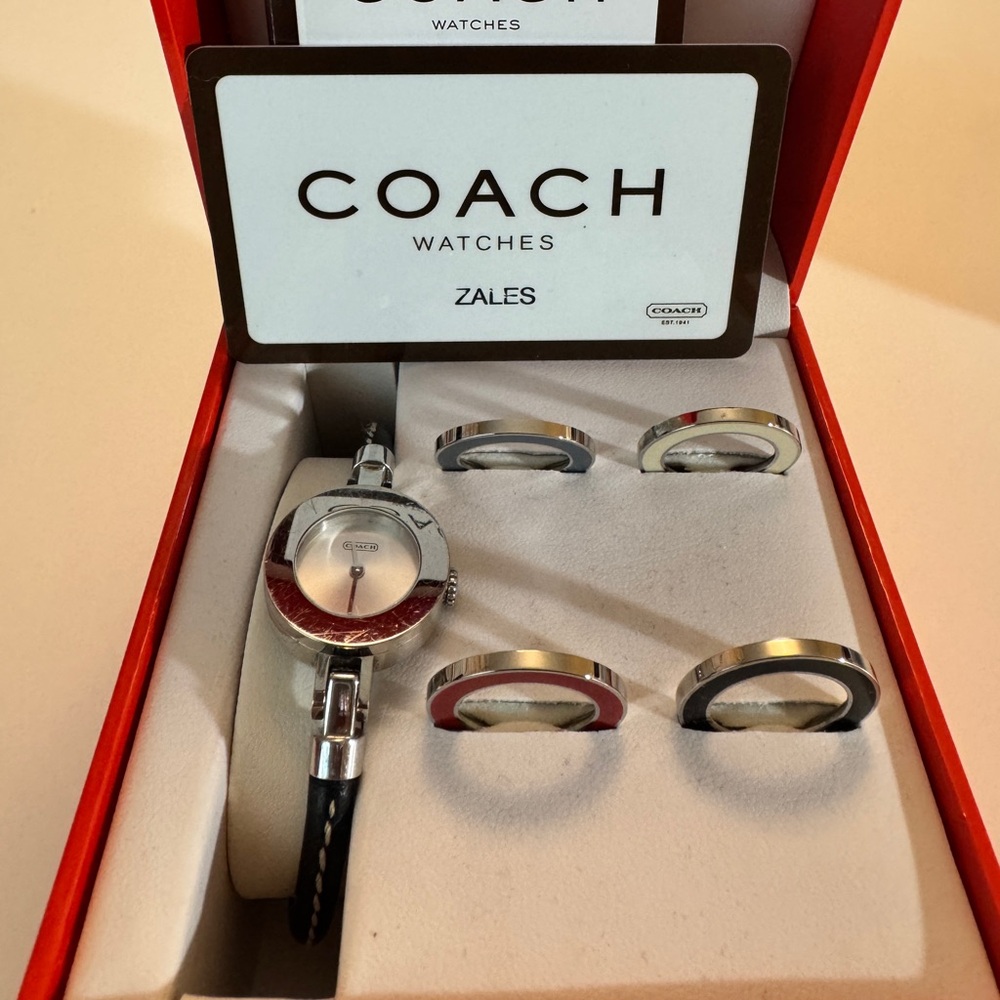 Coach Watch Set for Women with interchangeable face